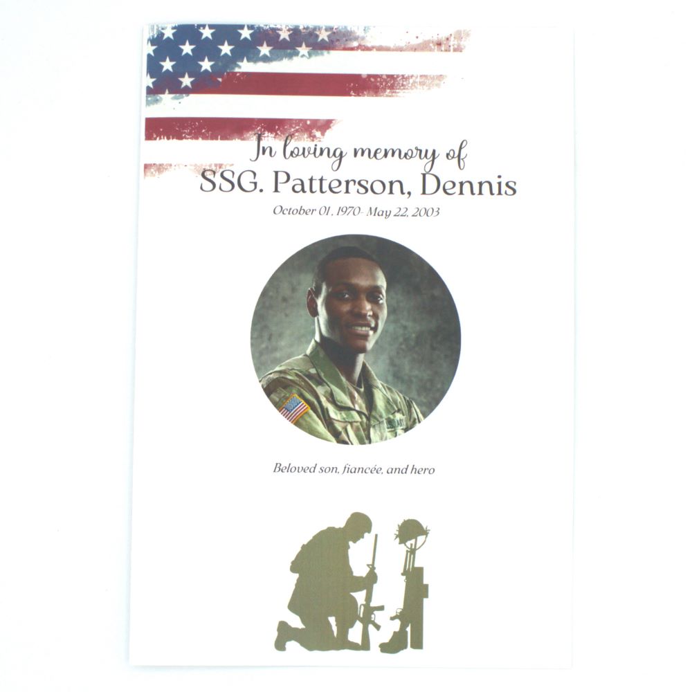 Military Funeral Program